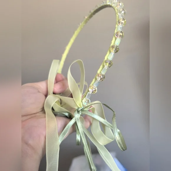 handmade crystal headband - Picture 1 of 5